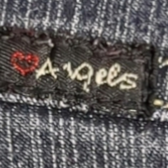 Angels Designer Flare Die Blue Jeans Size 7. - Picture 14 of 16